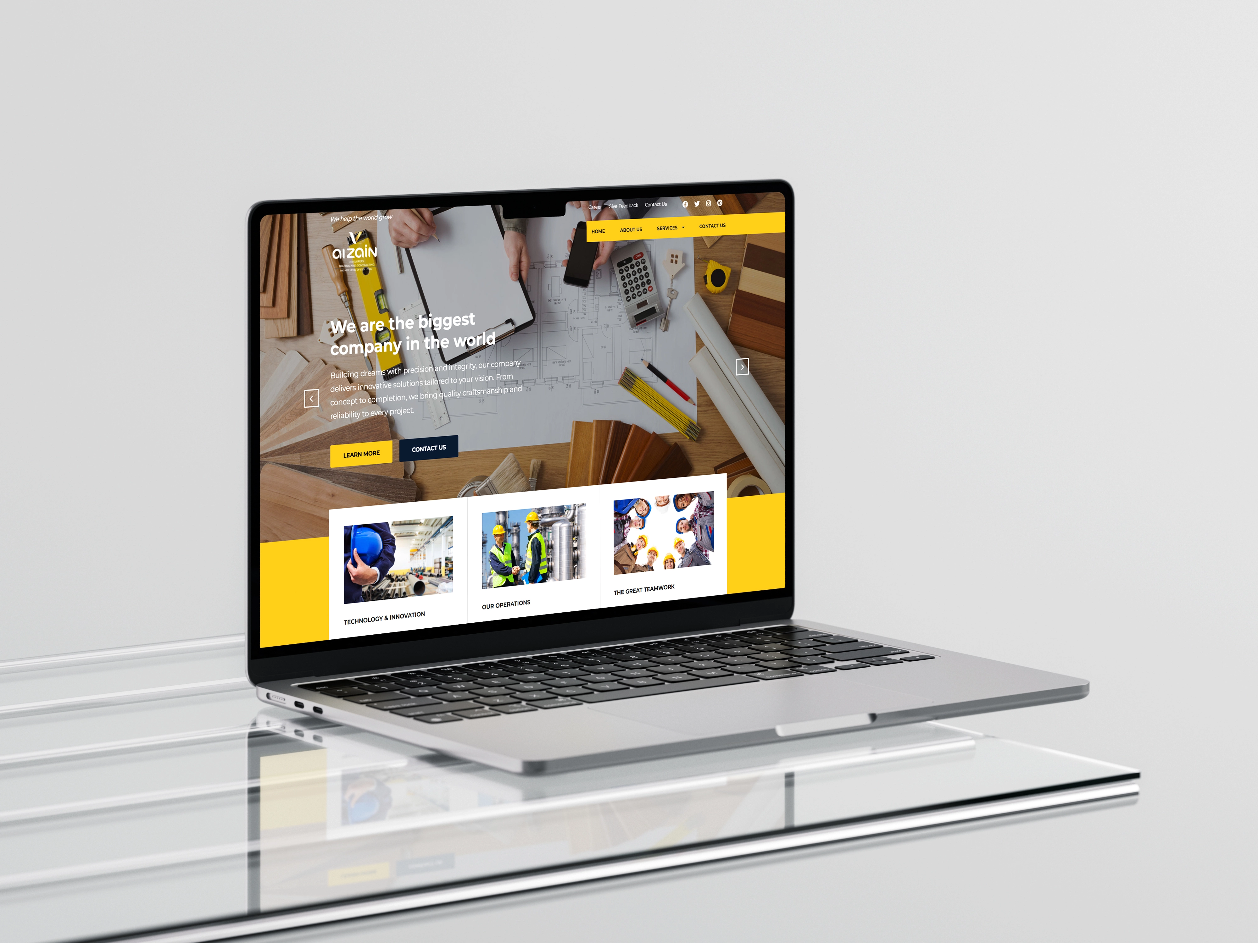 Website design project by Vortex web design company Qatar