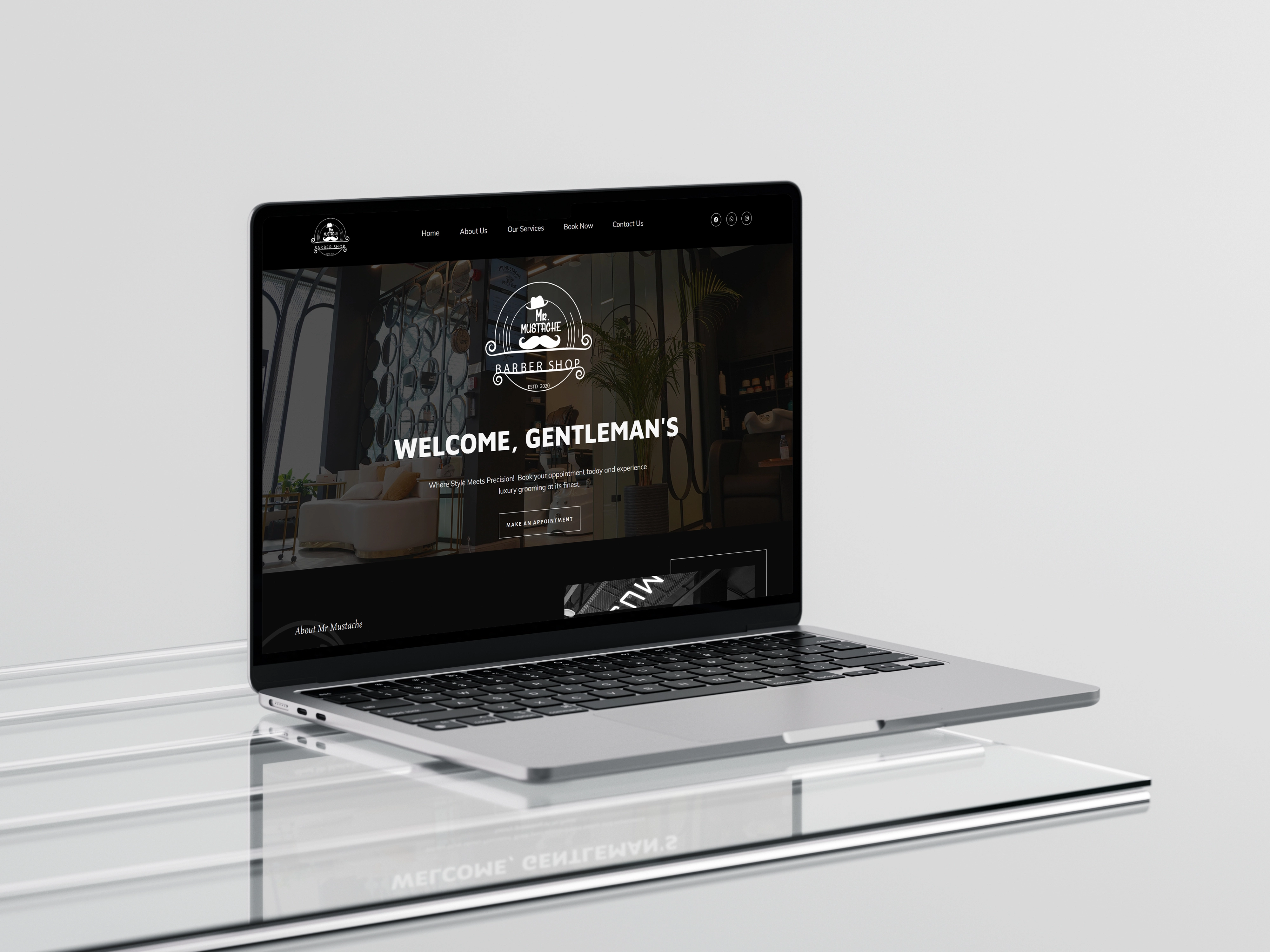 Branding and web design project for Qatar client
